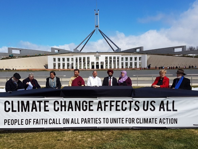 Religious leaders unite to fight climate change